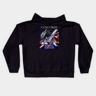 Concorde Supersonic Legendary Aircraft Kids Hoodie